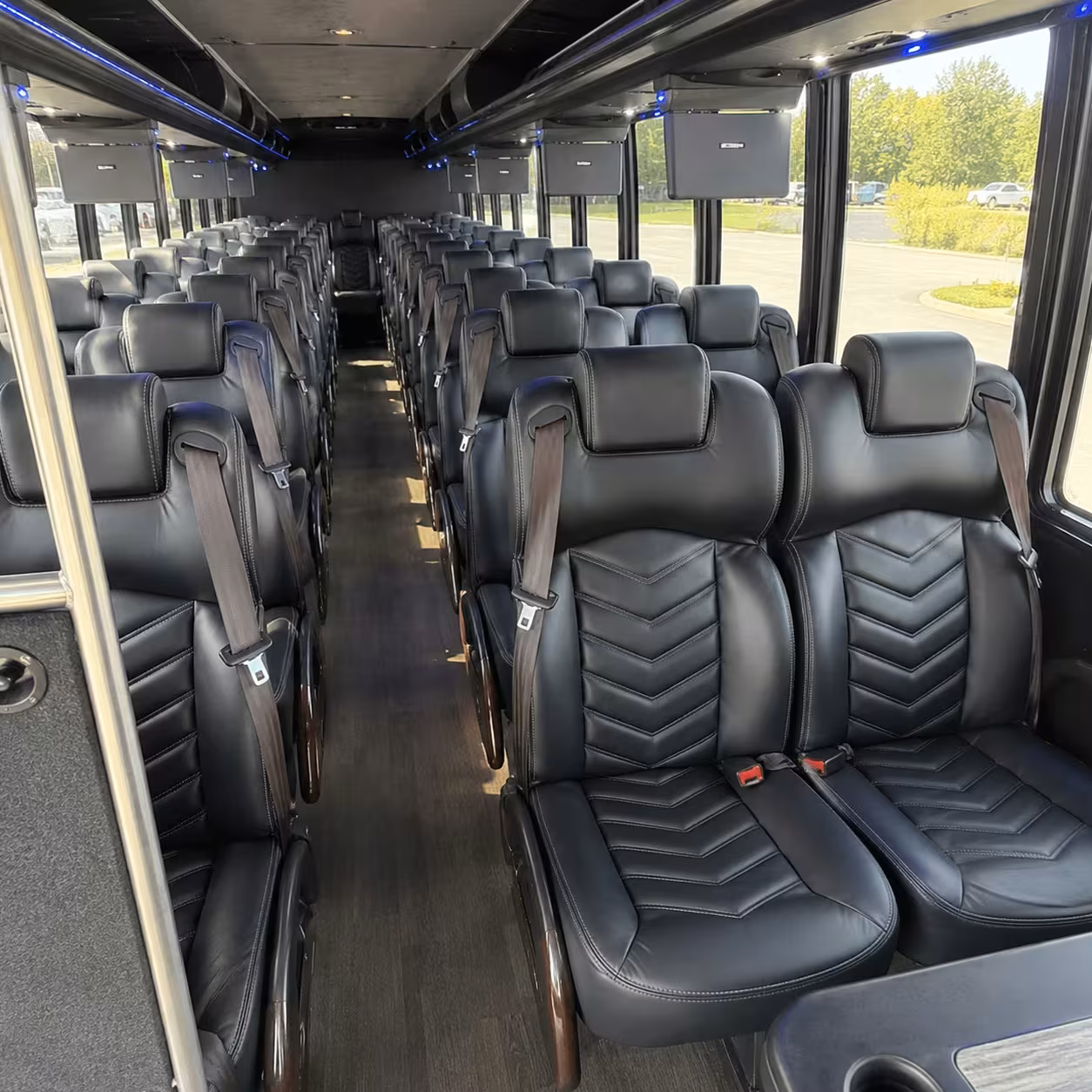 25 passenger minibus inside
