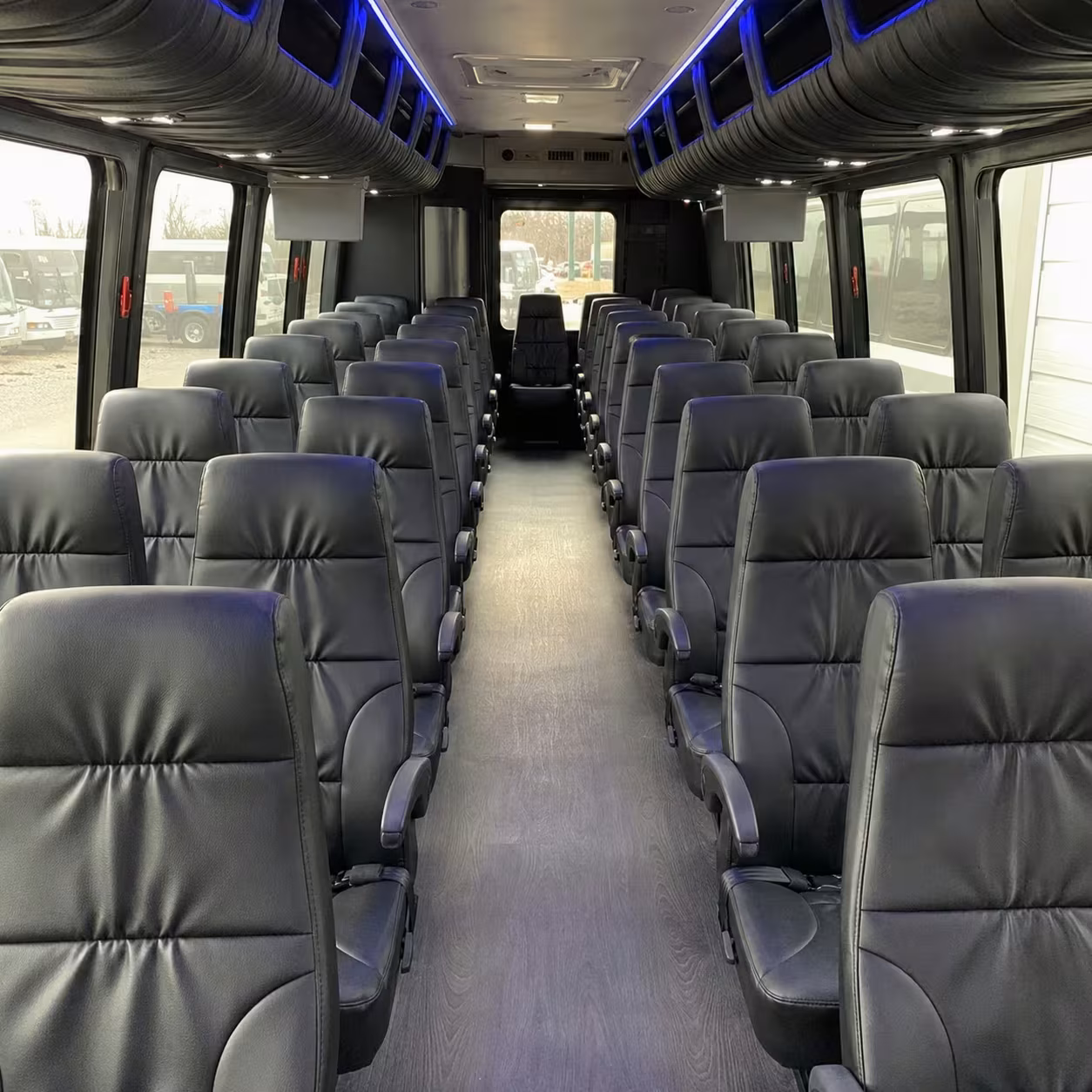 35 passenger minibus inside
