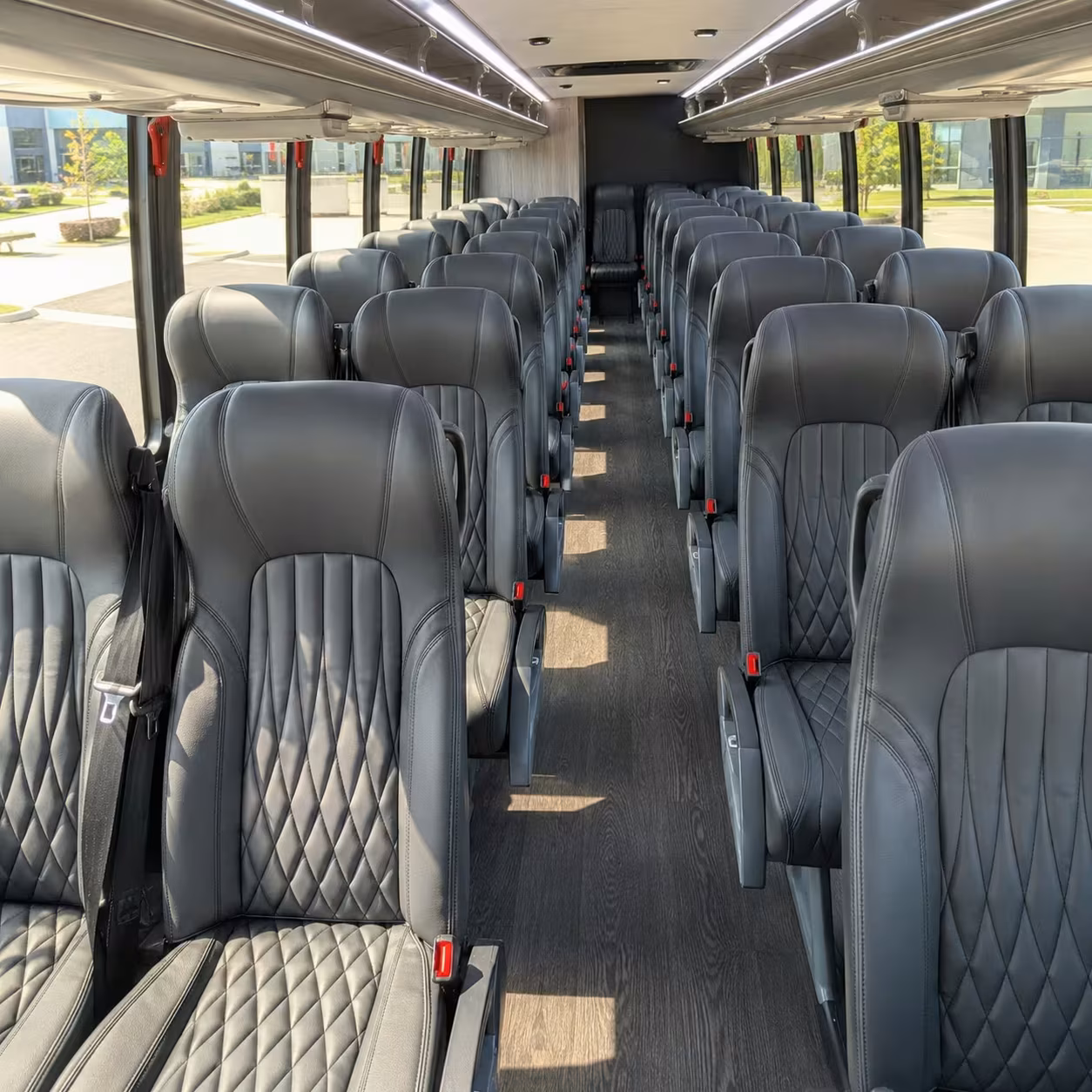 35 passenger minibus interior