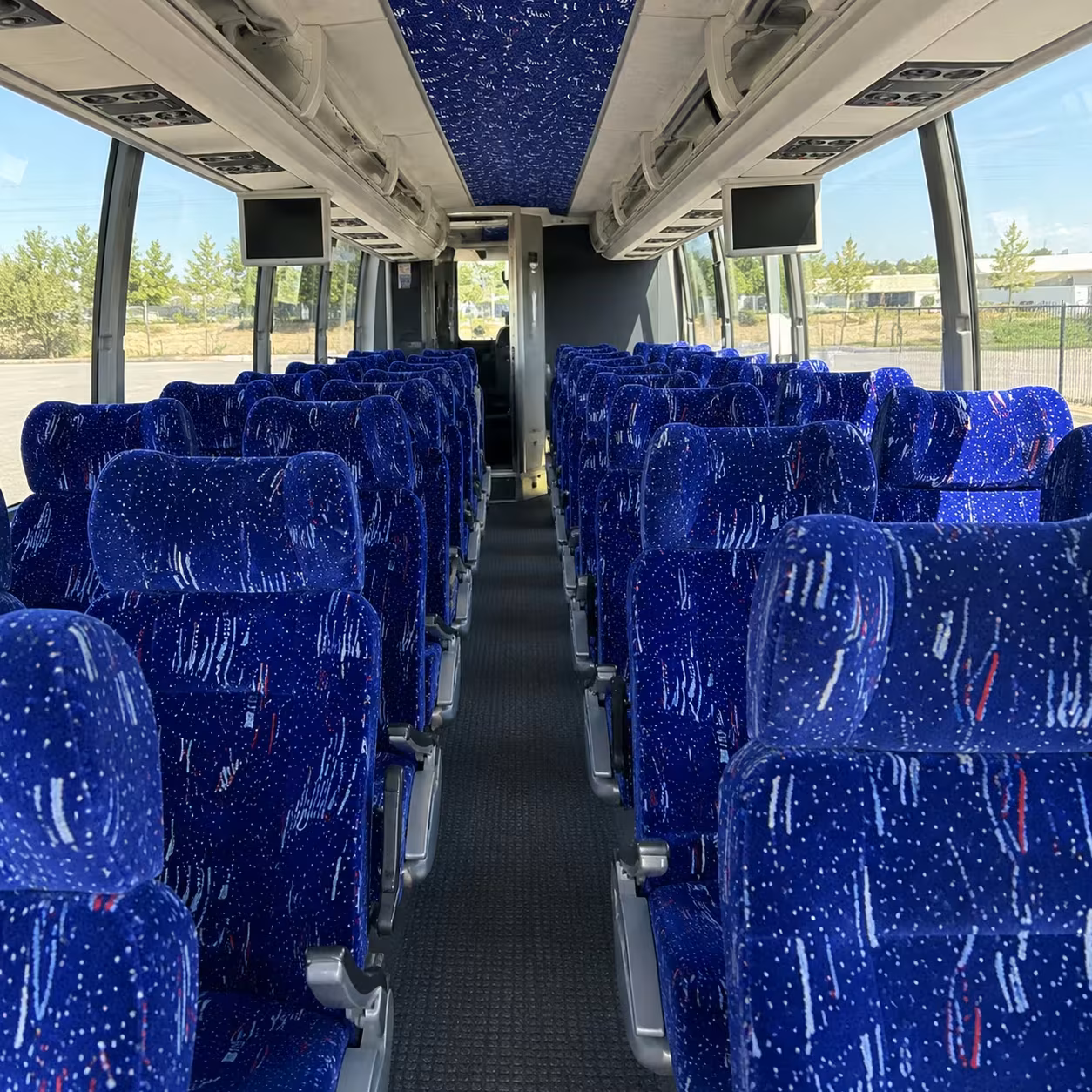 corona charter bus interior gallery