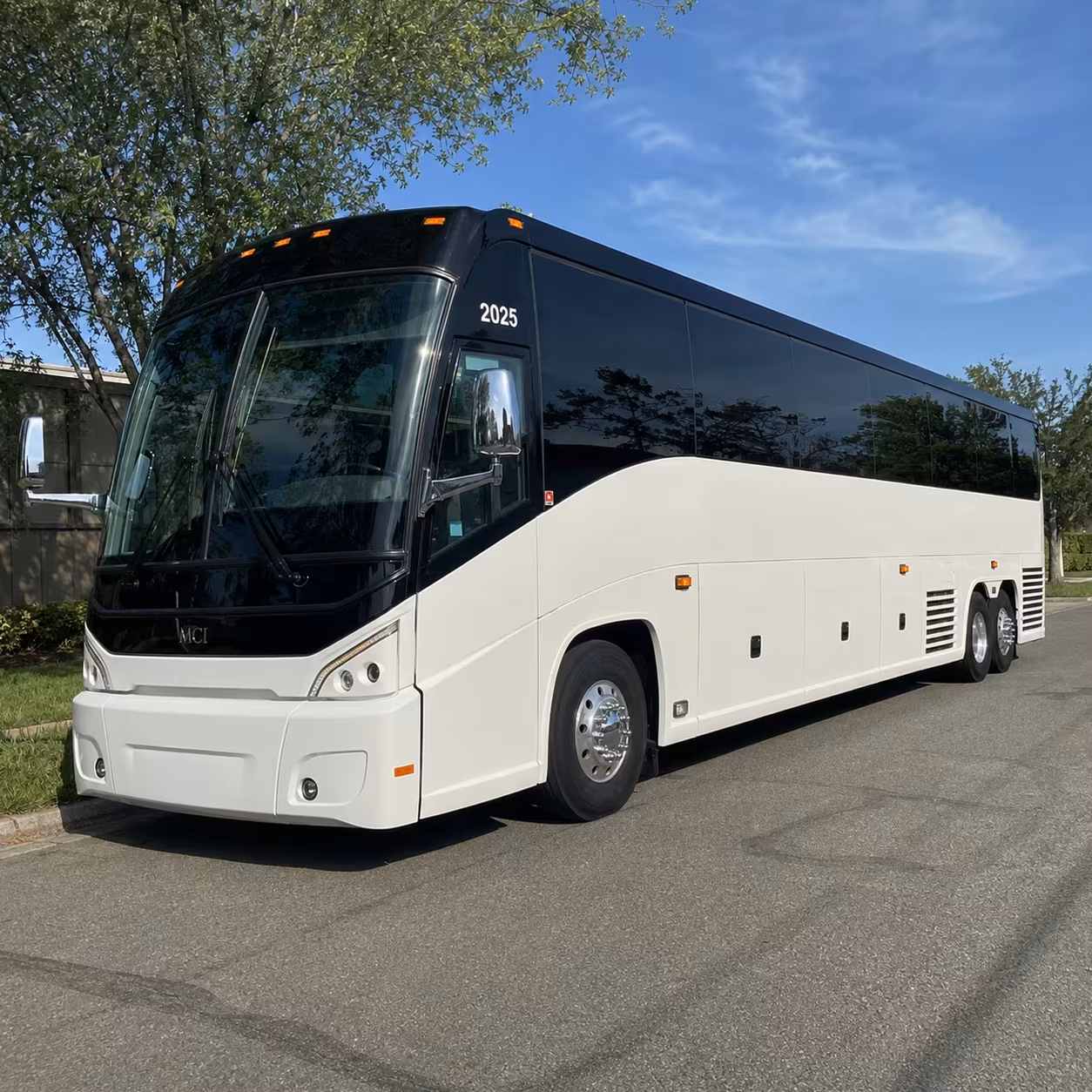corona charter bus rentals for conventions and corporate trips