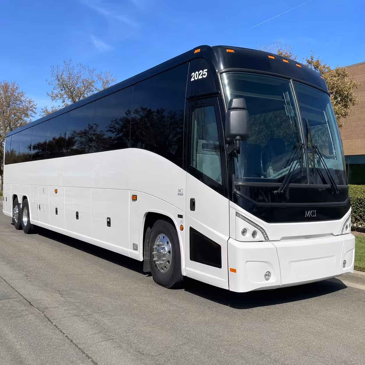 employee shuttle buses for corona business parks and campuses