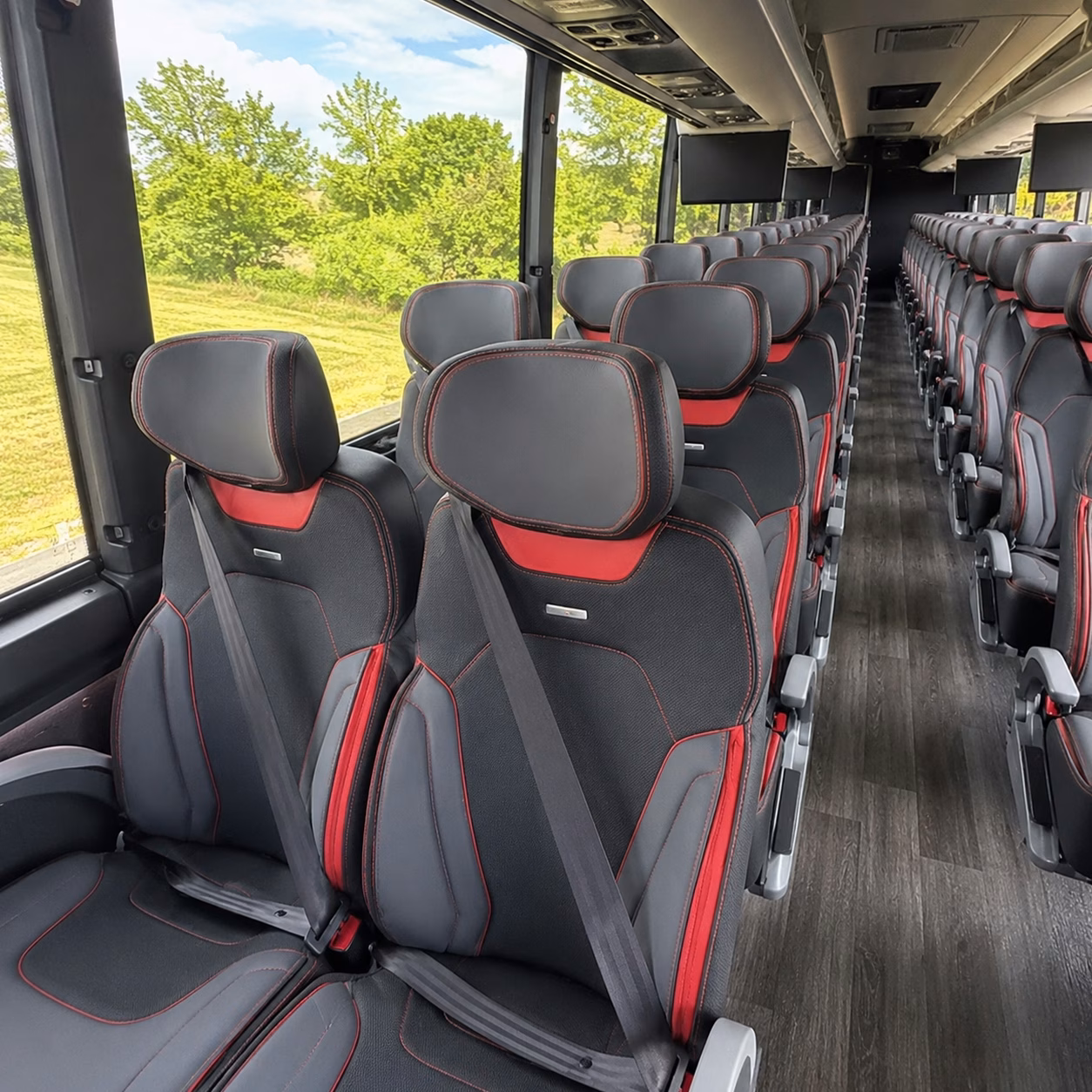 long distance government charter bus rentals from corona