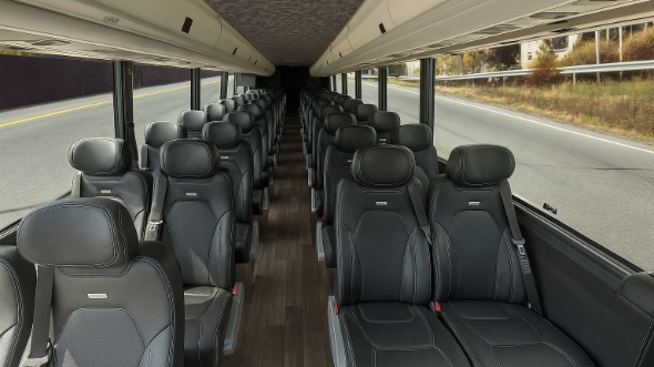 25 passenger minibus interior corona