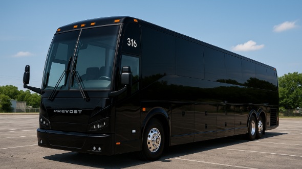 50 passenger charter bus corona