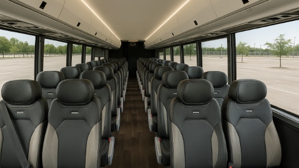 corona 15 passenger minibus inside