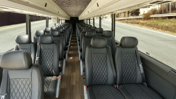 corona 20 passenger minibus inside