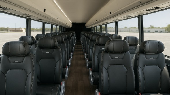 corona 25 passenger minibus inside