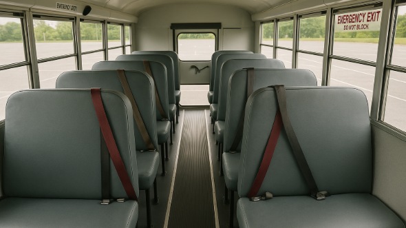 corona school bus rental inside