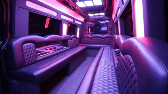 corona sprinter limo rental inside