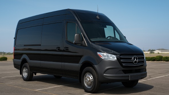 sprinter van with driver corona